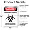 Signmission Danger Corona Outbreak OSHA Notice Sign, Vinyl Decal, 10in W x 14in L, 2PK OS-2PACK-NS-D-1014-25570 - alternate 4